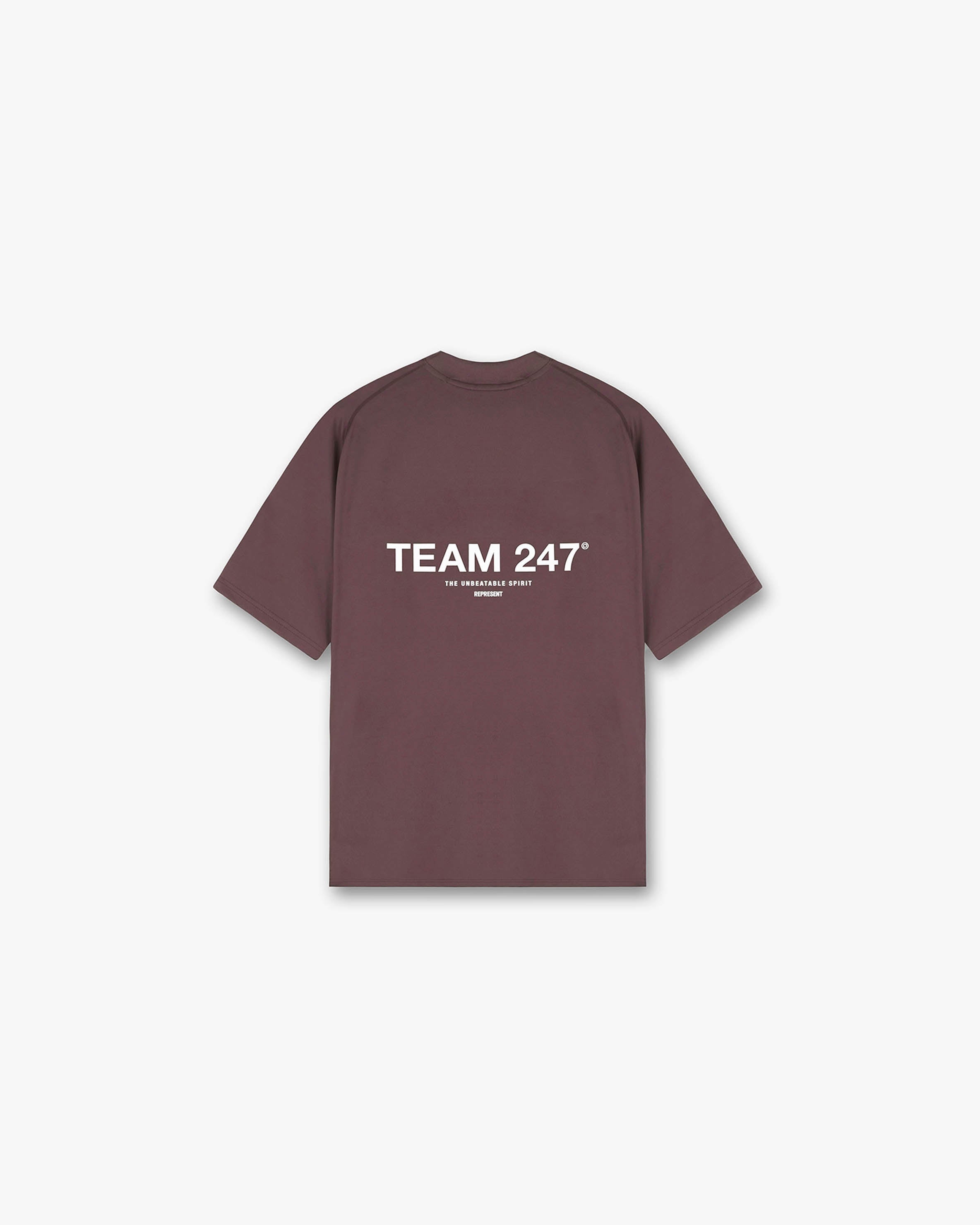 Team 247 Oversized T-Shirt for Women - Soft & Comfortable Plum Purple Casual Shirt - Perfect for Lounge Wear, Street Style & Everyday Outfits