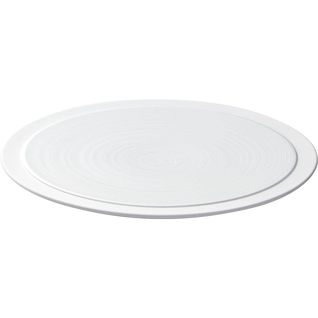 Luxury French Dinner Plates - Bahia Collection | Set of 4 White Porcelain Plates | Elegant Fine Dining, Wedding, and Special Occasion Tableware