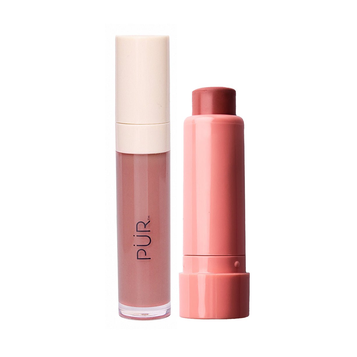 Glossy Lip Tint & Silky Tint Duo - Long Lasting Hydrating Lip Stain Set for Daily Wear, Date Night & Special Occasions