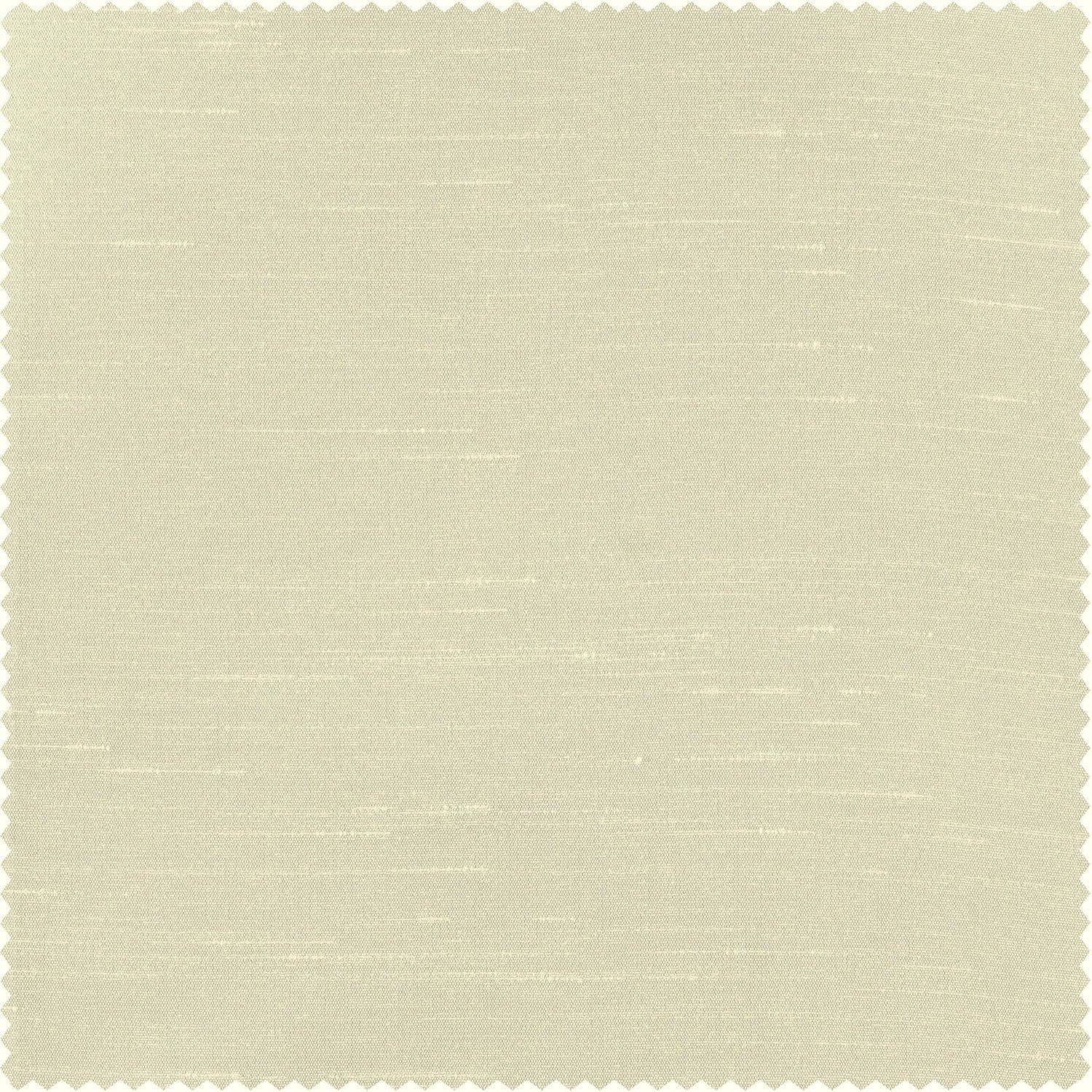 Off White Vintage Textured Faux Dupioni Silk Roman Shade