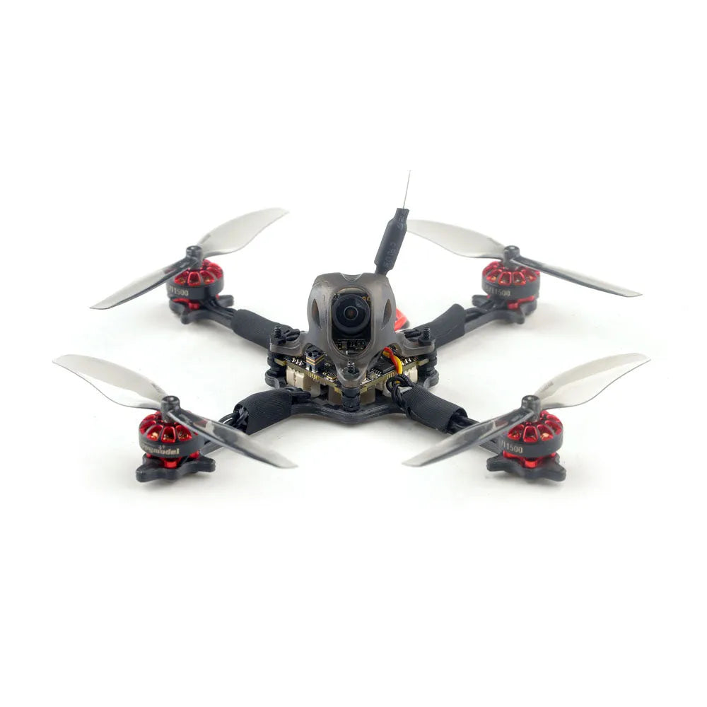 Happymodel Crux3 1S ELRS FPV Drone - Compatible with CaddxFPV Peanut & Insta360 GO2 - Lightweight Toothpick Quadcopter for Racing and Aerial Photography