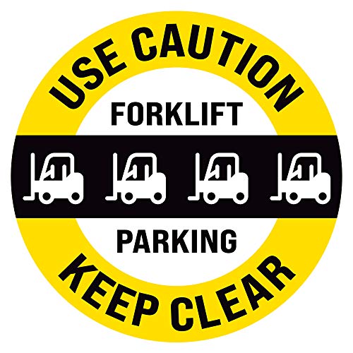 Use Caution Forklift Parking Keep Clear