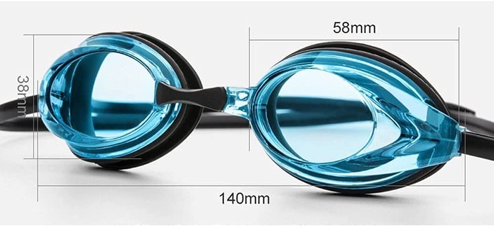 Anti-Fog & Leak-Proof Swim Goggles with Adjustable Strap for Men & Women - Perfect for Lap Swimming, Snorkeling & Water Sports