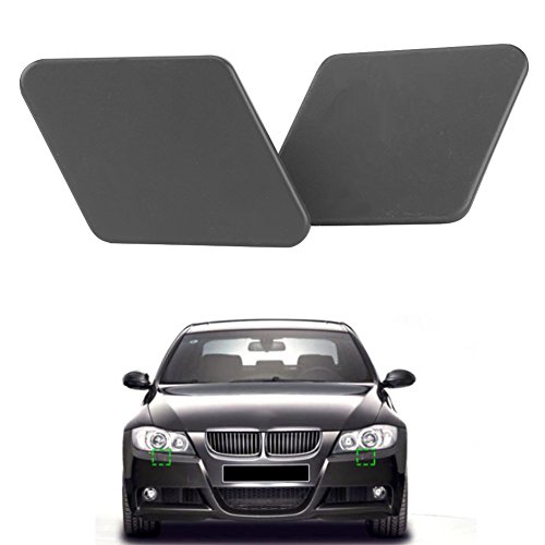 Keenso 335i Xdrive Headlight Washer Cover - 1 Pair Front Bumper Replacement for BMW 3 Series E90 (2005-2009) | Perfect Fit for Headlight Protection & Car Maintenance