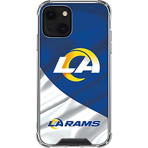 Official NFL Los Angeles Rams iPhone 13 Clear Phone Case - Custom Protective Cover for iPhone 13/13 Pro - Perfect for Football Fans, Game Days & Team Spirit Showcase