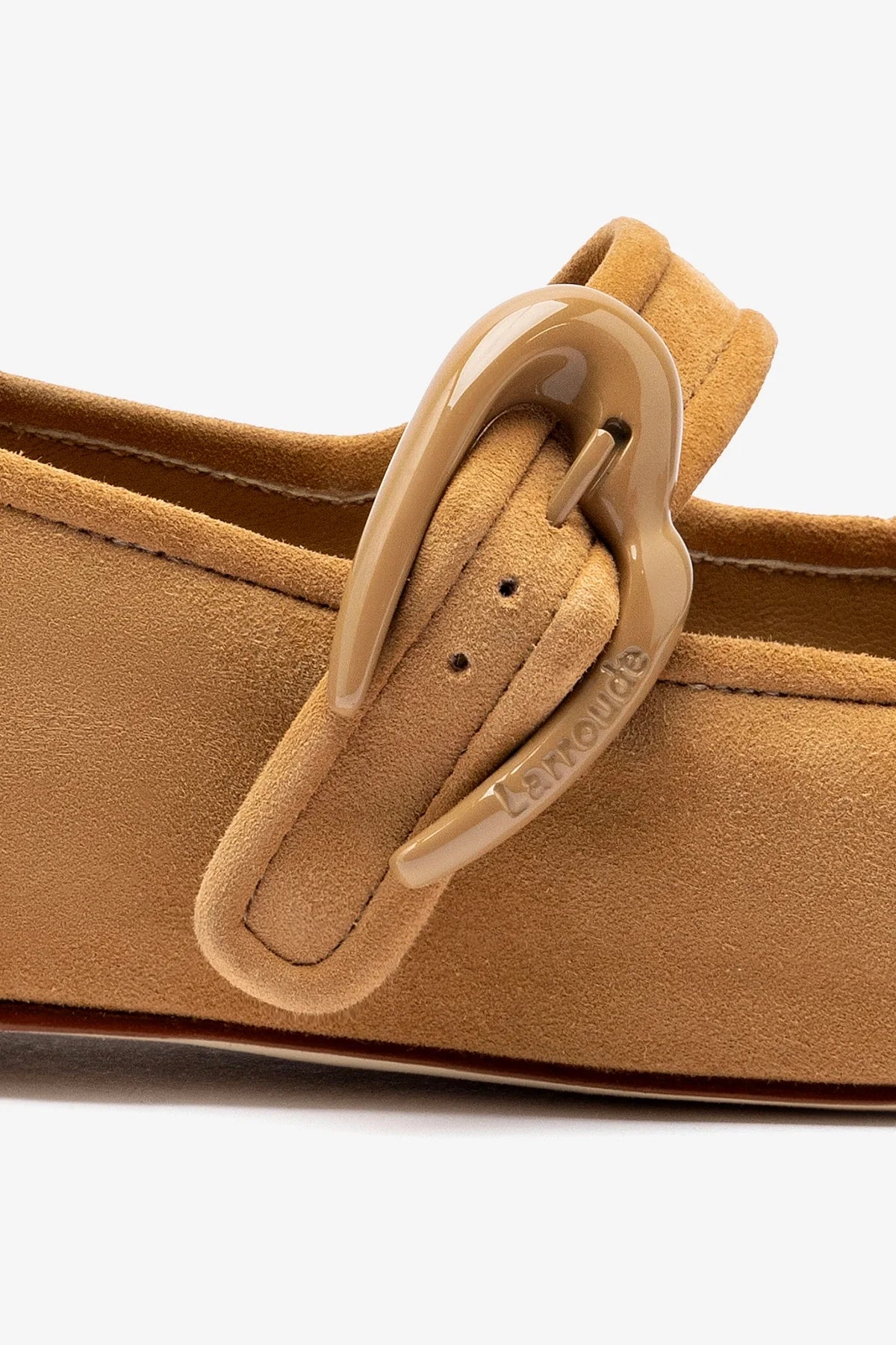 Verona Ballet Flat in Peanut Suede - Women's Comfortable Loafers for Work, Travel & Casual Outfits