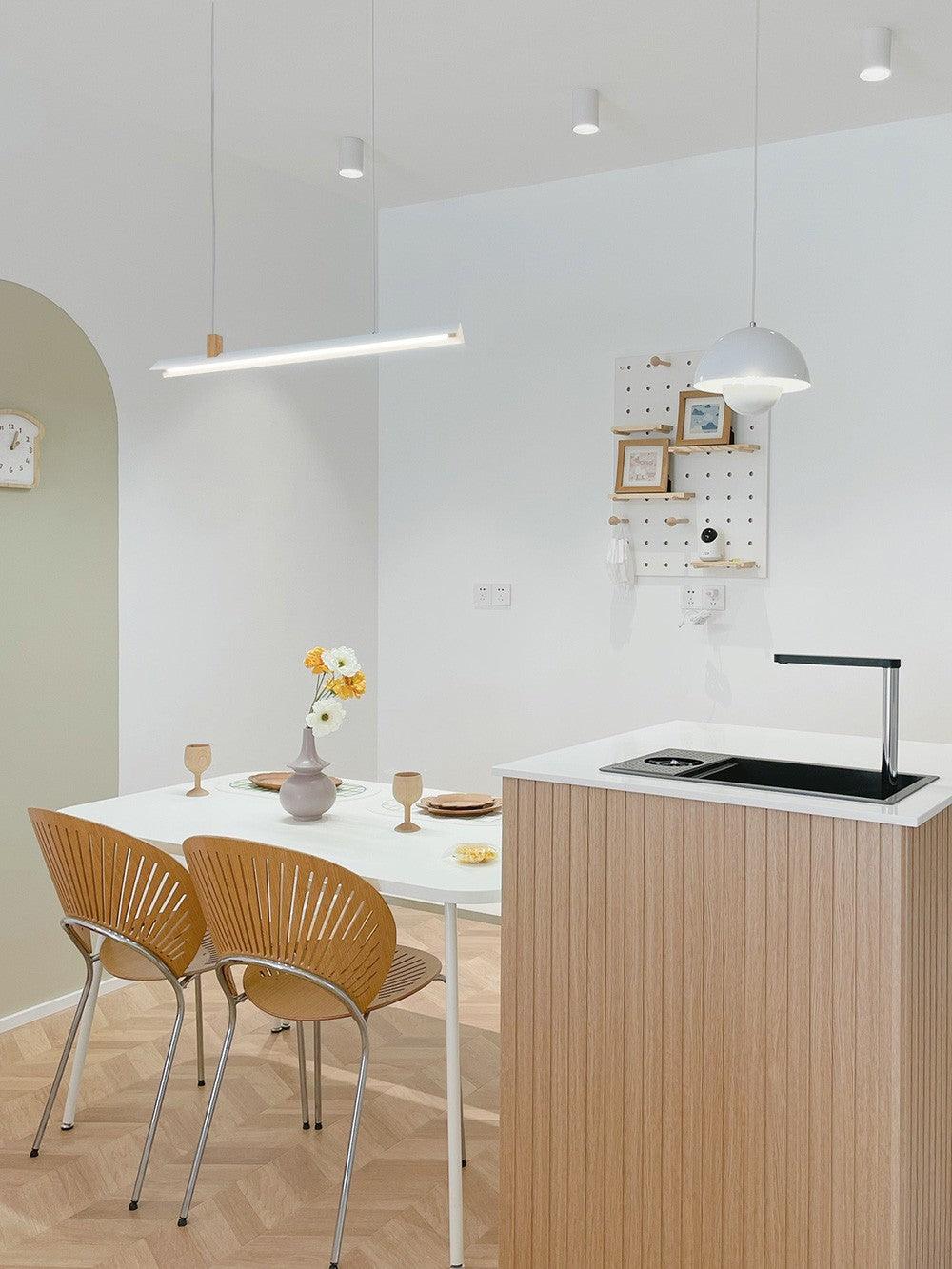 Axis T Pendant Light - Modern Industrial Ceiling Lighting Fixture for Kitchen Island, Dining Room & Bedroom Decor