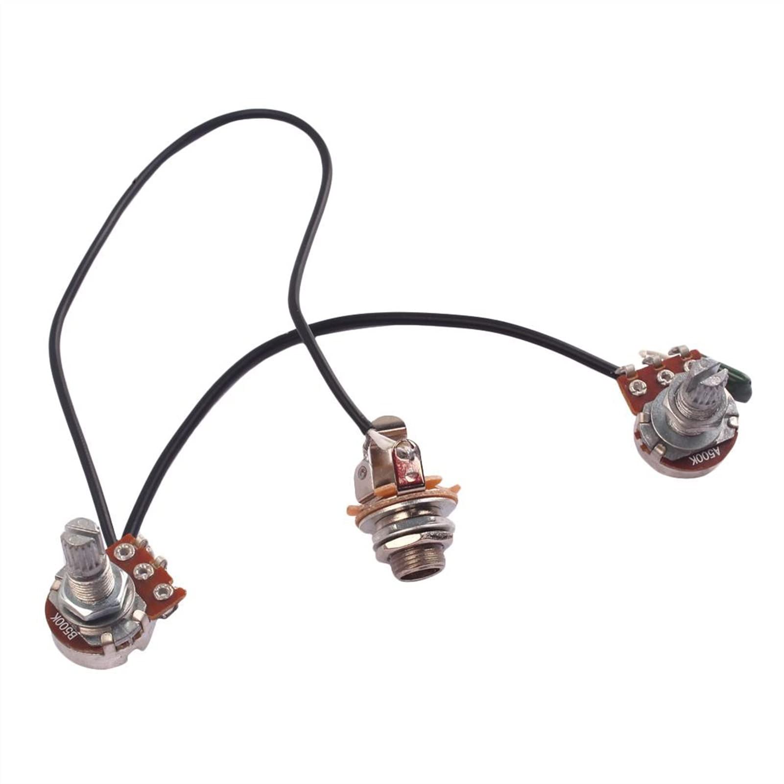 High-Quality Humbucker & Single Coil Guitar Pickup Wiring Harness for 3/4 String Electric Guitars - Perfect for DIY Guitar Repair, Upgrades & Custom Builds