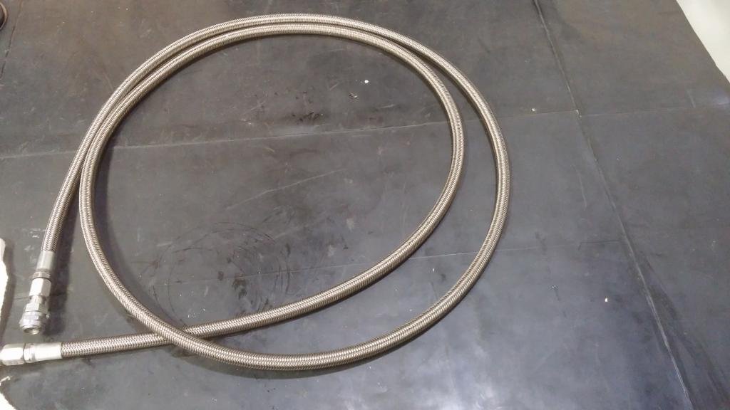 AI-CG6-507-SS High Pressure Charging Hose - 6000 PSI Hydraulic Hose for Industrial Equipment, Construction Machinery & Heavy Duty Applications