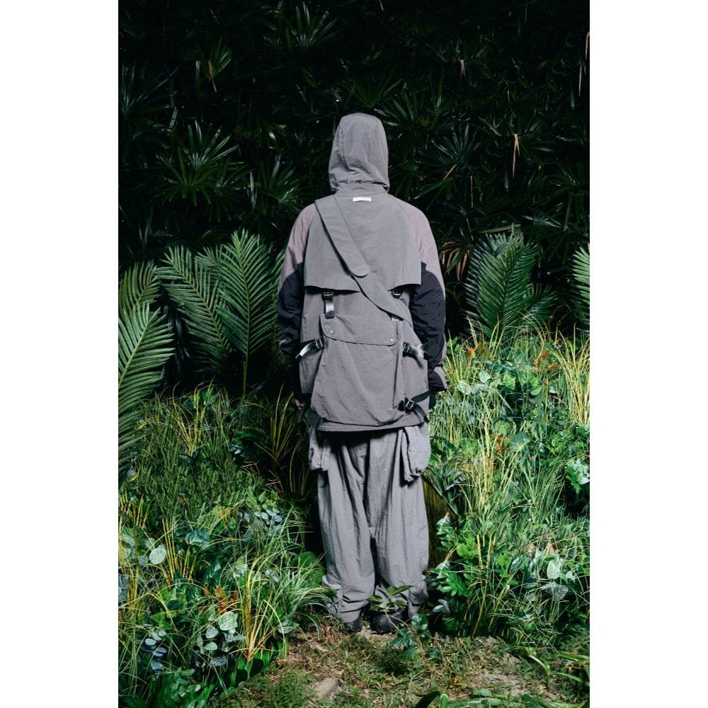 ARCHIVAL REINVENT TEFLON Multi-Disk Baggy Pants in Grey - Durable Waterproof Work Pants for Outdoor Activities and Construction Work
