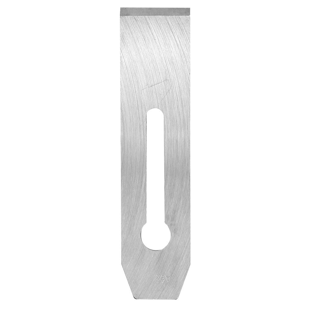 High-Speed Steel (HSS) Plane Blade 44mm/51mm - Premium Wood Shaving Plane Replacement Blade for Block Planes - Durable Manual Planing Cutter for Carpentry & Woodworking - Perfect for Smoothing, Trimming & Shaping Wood Surfaces