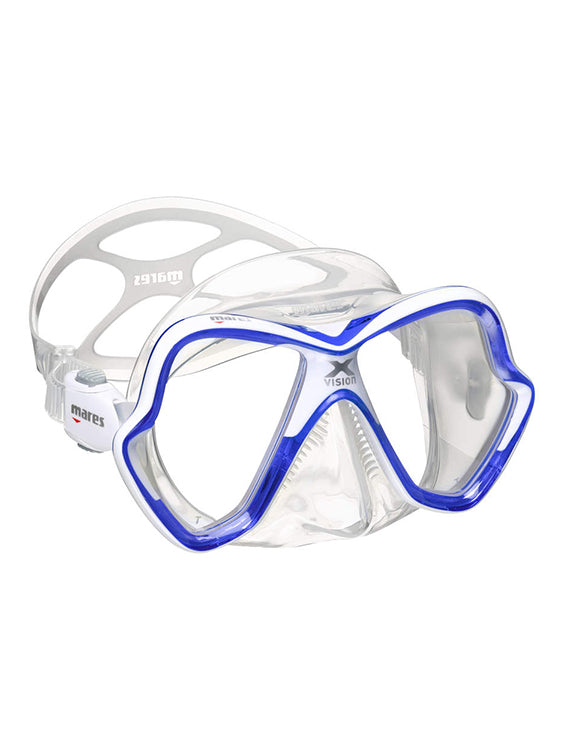 Mares X Vision Scuba Diving Mask - High-Performance Snorkeling & Freediving Gear for Clear Underwater Vision | Perfect for Ocean Exploration, Spearfishing, and Marine Photography