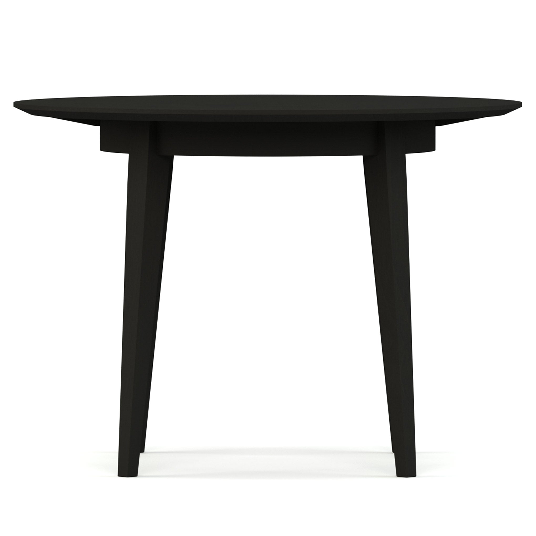42 Inch Round Dining Table - Solid Wood Modern Farmhouse Style for Kitchen, Dining Room & Outdoor Patio - Gable Road
