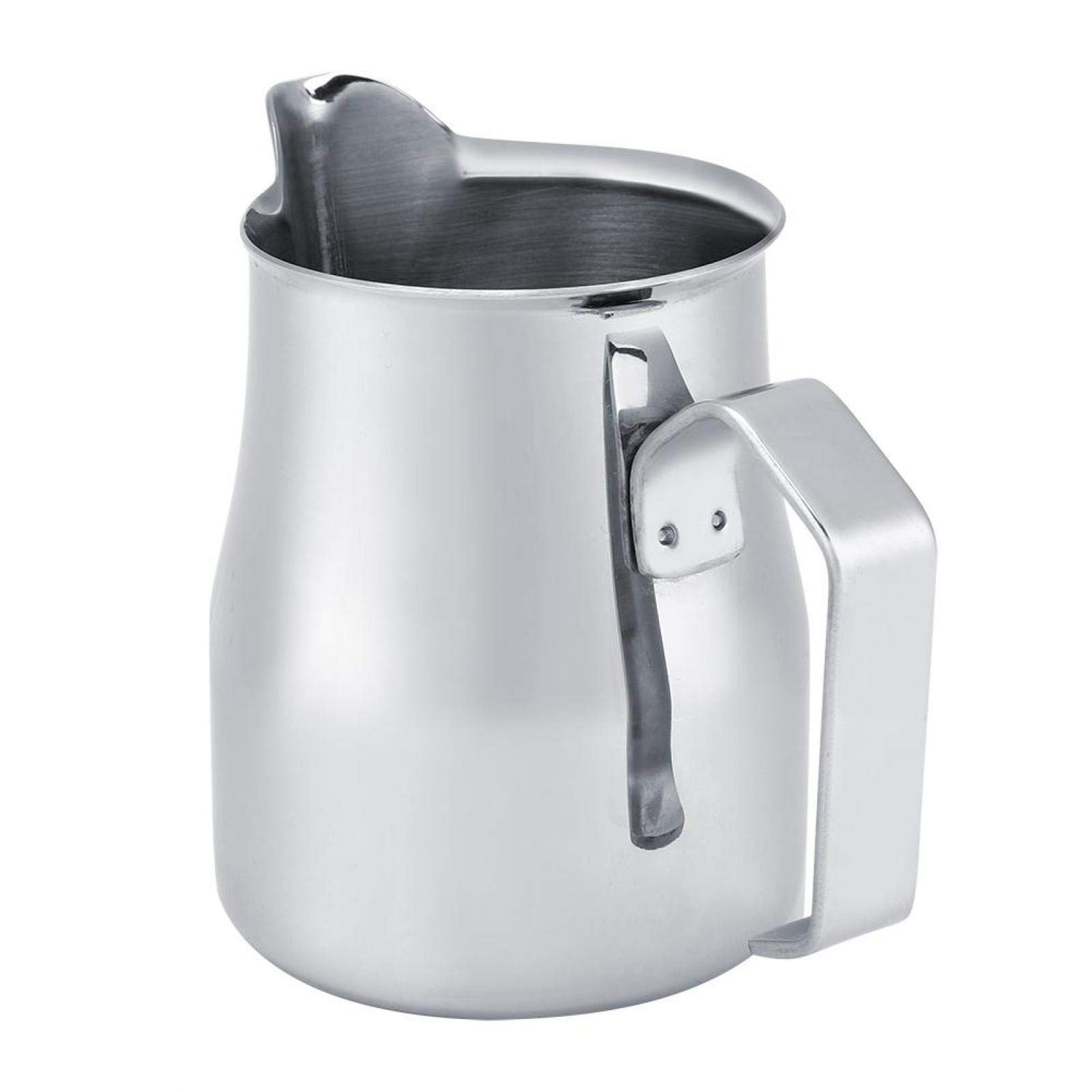 Premium Stainless Steel Coffee Milk Frothing Pitcher for Latte Art - Barista Espresso Cappuccino Frother Jug - Perfect for Home & Cafe Coffee Making