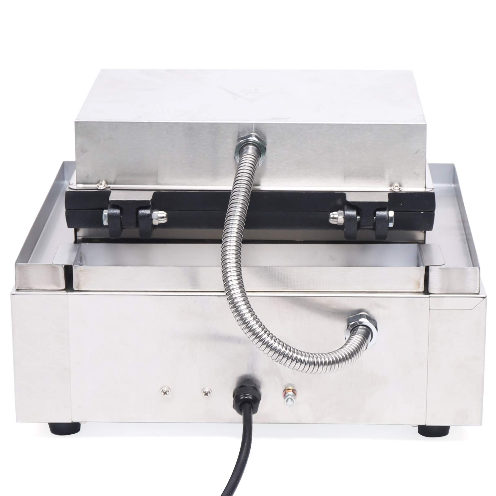Commercial Mini Doughnut Maker Machine - 1550W Double-Sided Heating Pancake & Donut Baker with Non-Stick Surface (12 Holes) - Perfect for Bakery, Dessert Shops, Coffee Houses & Home Kitchen Use