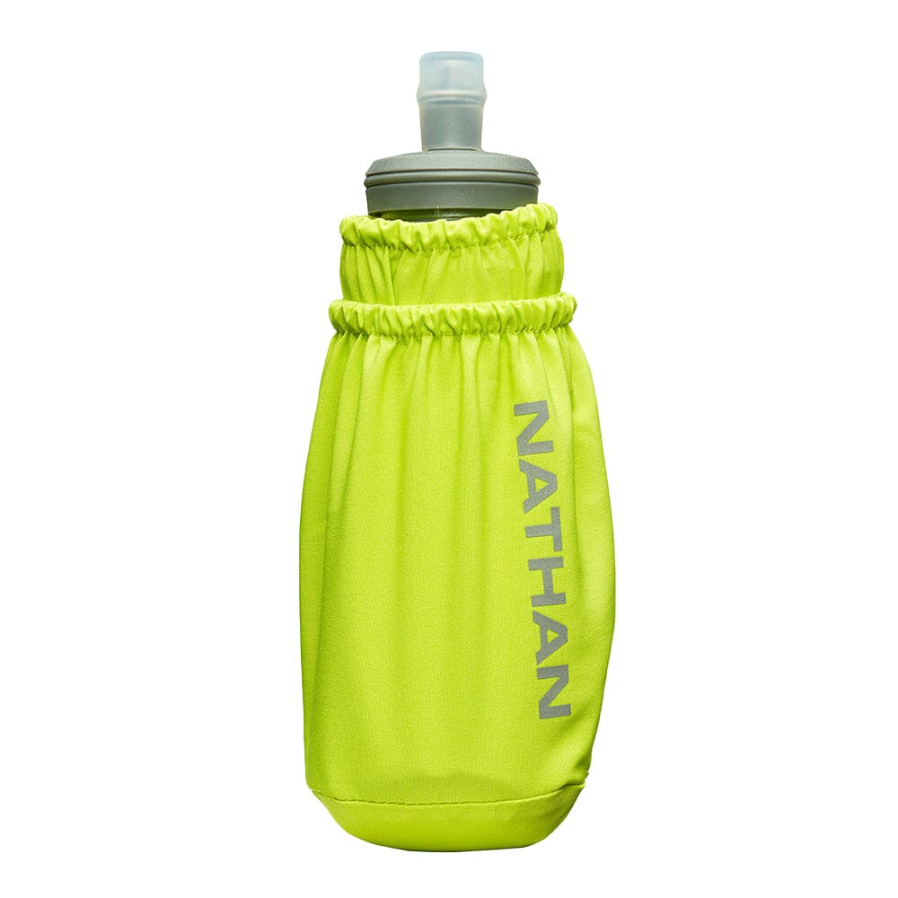 Nathan Pinnacle Soft Flask Handheld 14oz - Lightweight Collapsible Water Bottle for Running, Hiking & Outdoor Adventures - BPA Free Hydration Pack