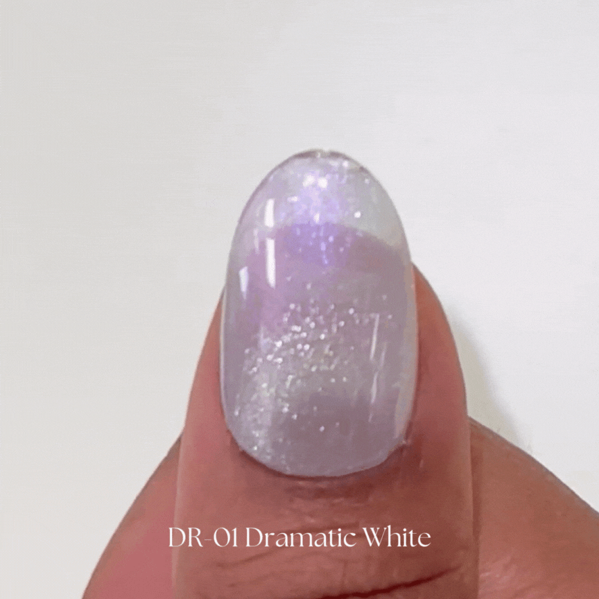 Kokoist Dramatic Magnet DR 01 - Professional Nail Gel Polish in Dramatic White | Perfect for Salon, Home Manicures & Special Occasions