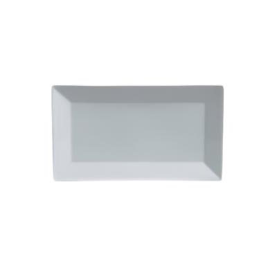 Steelite Varick 14 x 7 Inch White Rectangle Serving Tray - Set of 12 - Perfect for Restaurants, Catering & Home Entertaining