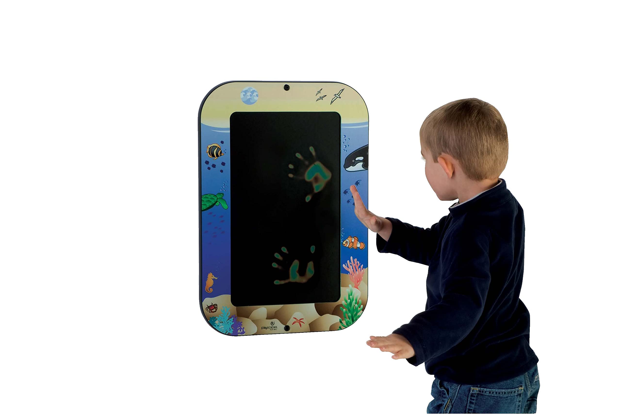 Heat Sensitive Color-Changing Playscapes Seascape Magic Hands Panel - Interactive Wall Activity for Preschool Kids (22