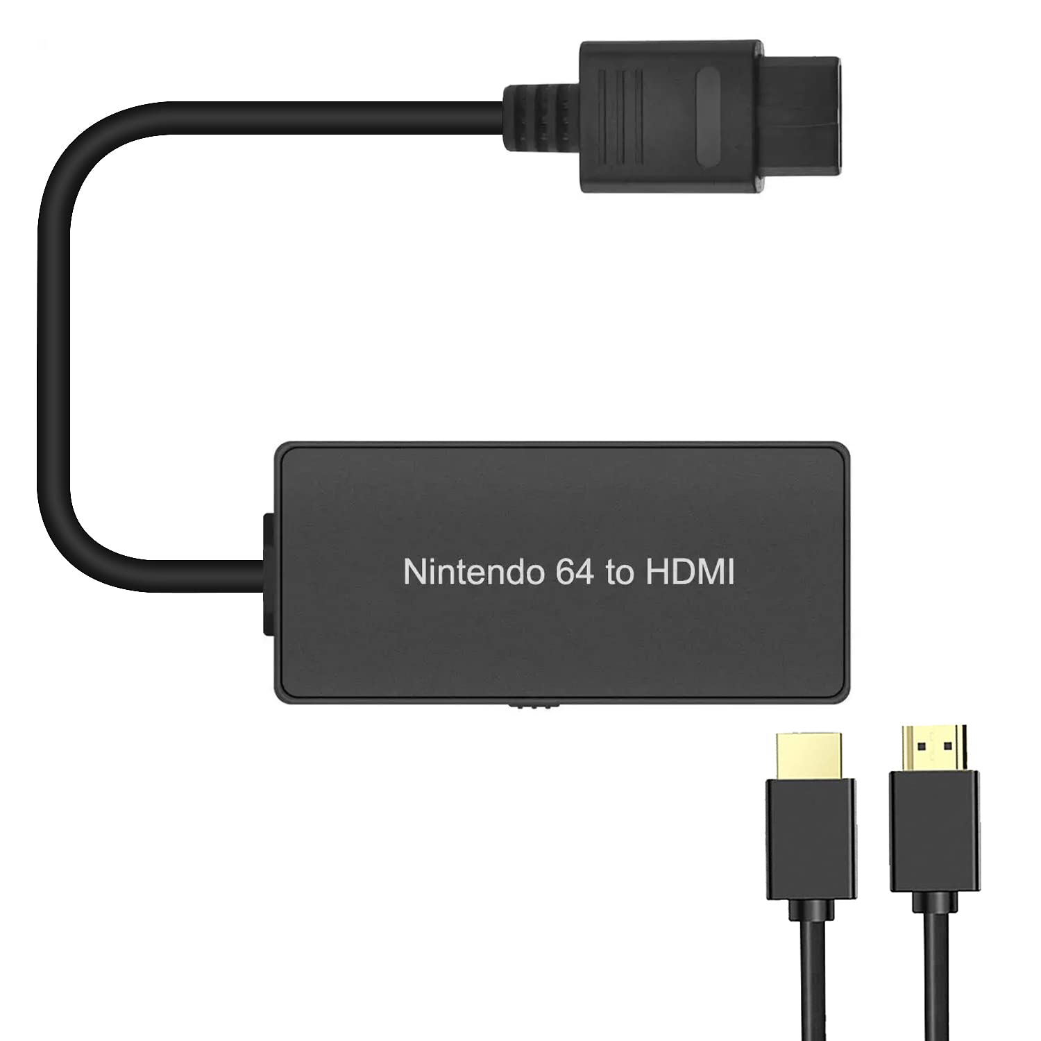 N64 to HDMI Converter - Adapter for N64, SNES, SFC & GameCube - Convert Retro Console to HDMI for HDTV - Perfect for Gaming Setup & Nostalgic Play
