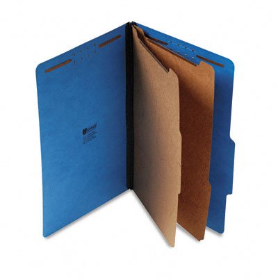 Smead Pressboard Classification Folders - Letter Size, 1/3 Cut Tabs, 10-Pack - Perfect for Office, School, and Home Organization