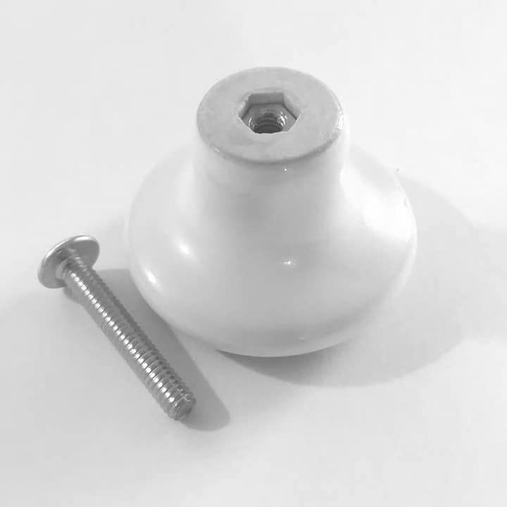 Dragonfly Design #DGF1050 - Decorative Glossy Ceramic Cabinet Pulls & Drawer Knobs with Round Dragonfly Motif - Perfect for Kitchen Cabinets, Dressers, and Home Décor