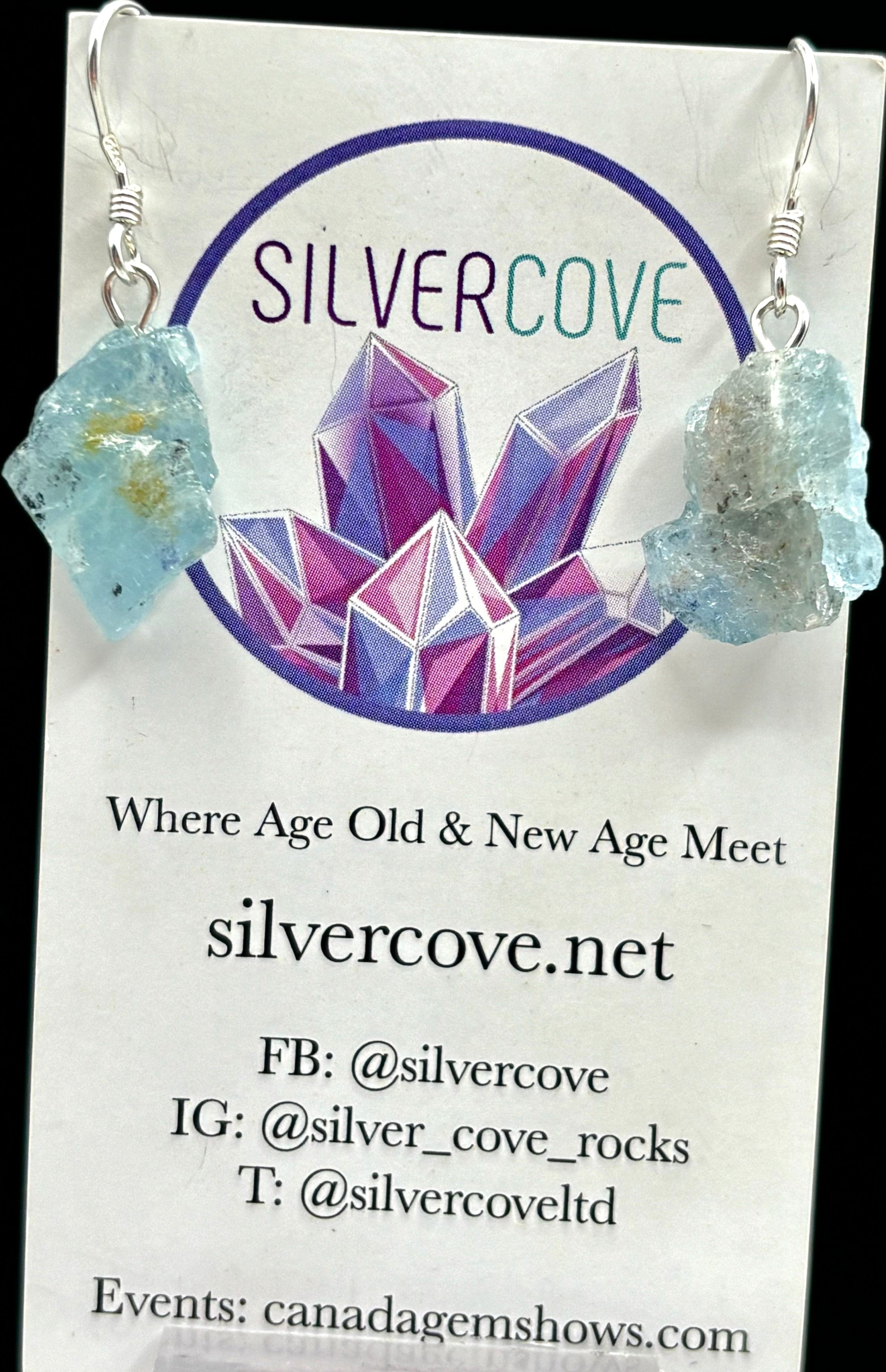 Aquamarine Sterling Silver Earrings for Women - Dainty Blue Gemstone Jewelry - Perfect for Weddings, Parties & Everyday Wear