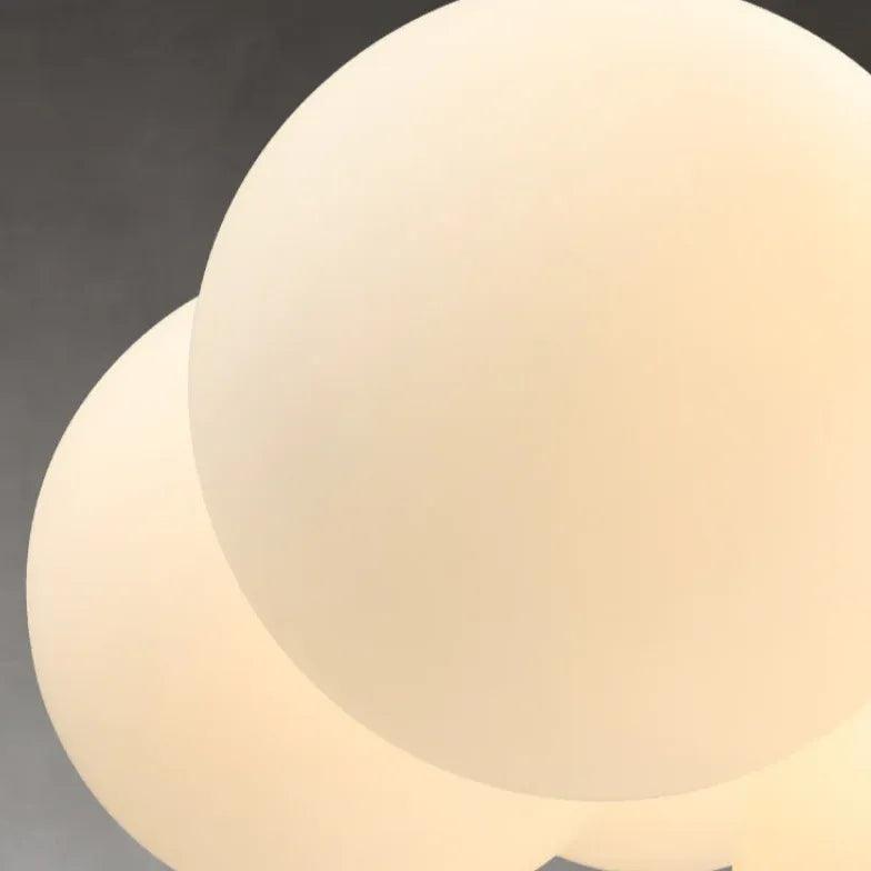 Modern Multi Ball Kitchen Chandelier - Sleek Smooth Design for Dining Room, Living Room & Bedroom Lighting | Perfect for Home Decor & Interior Design