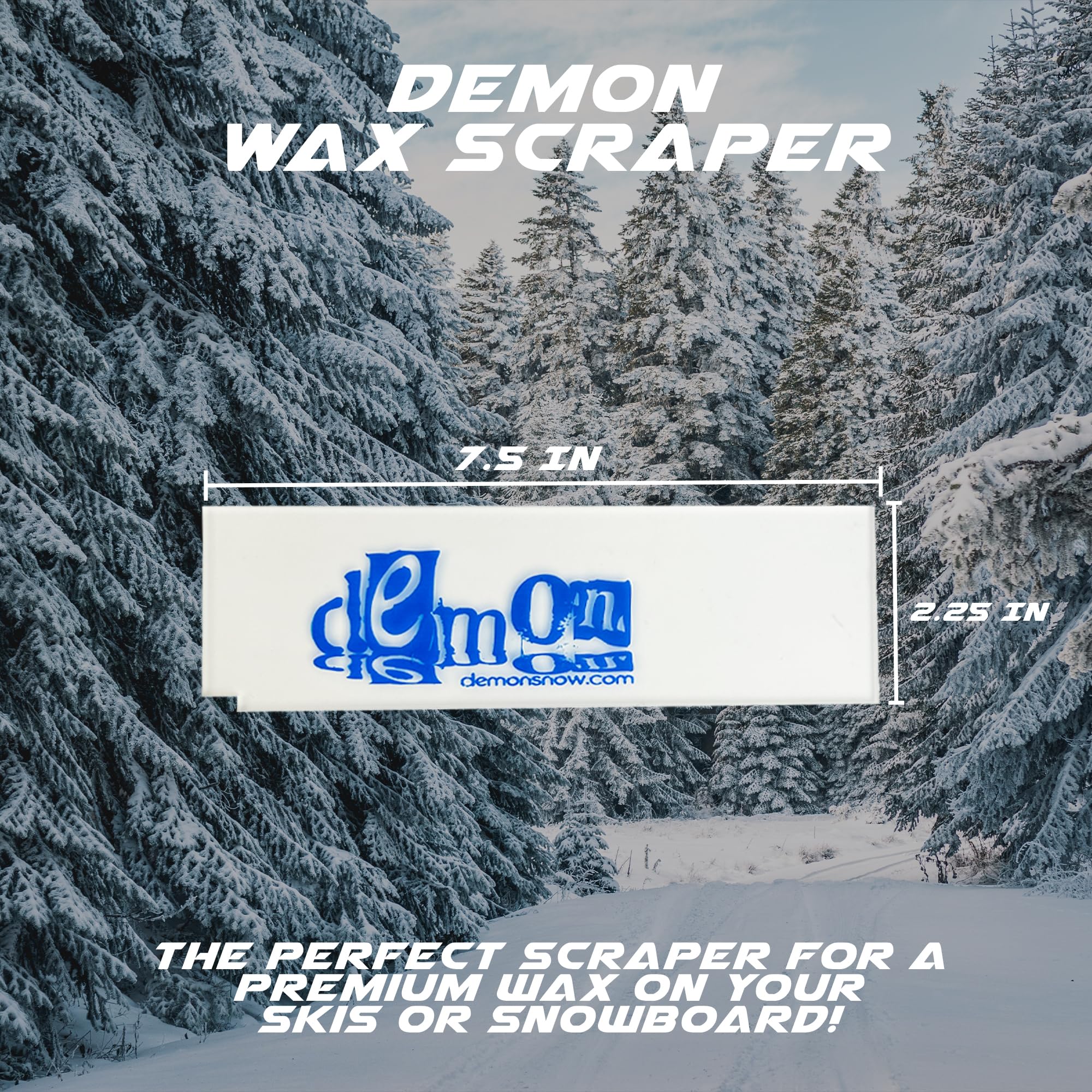 DEMON UNITED Complete Snowboard Tune Up Kit with Waxing Iron, All-Temperature Wax, Base Cleaner & Wall Mount Hangers - Perfect for Winter Sports Maintenance & Snowboard Storage
