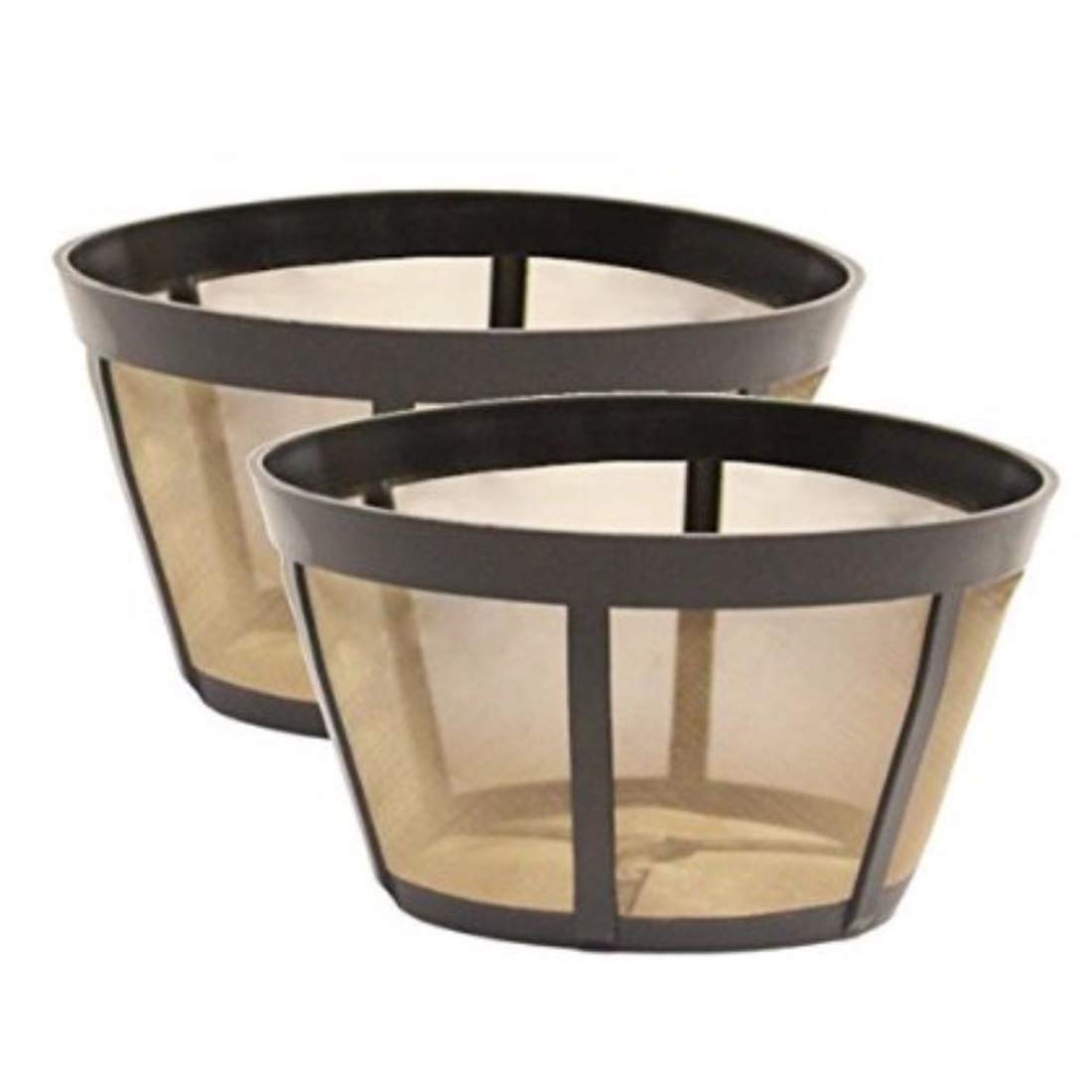 2 Pack Reusable Coffee Filters for BUNN Coffee Makers & Brewers - 10 Cup Basket (2) - Eco-Friendly & Washable for Home, Office, Camping & Travel Use