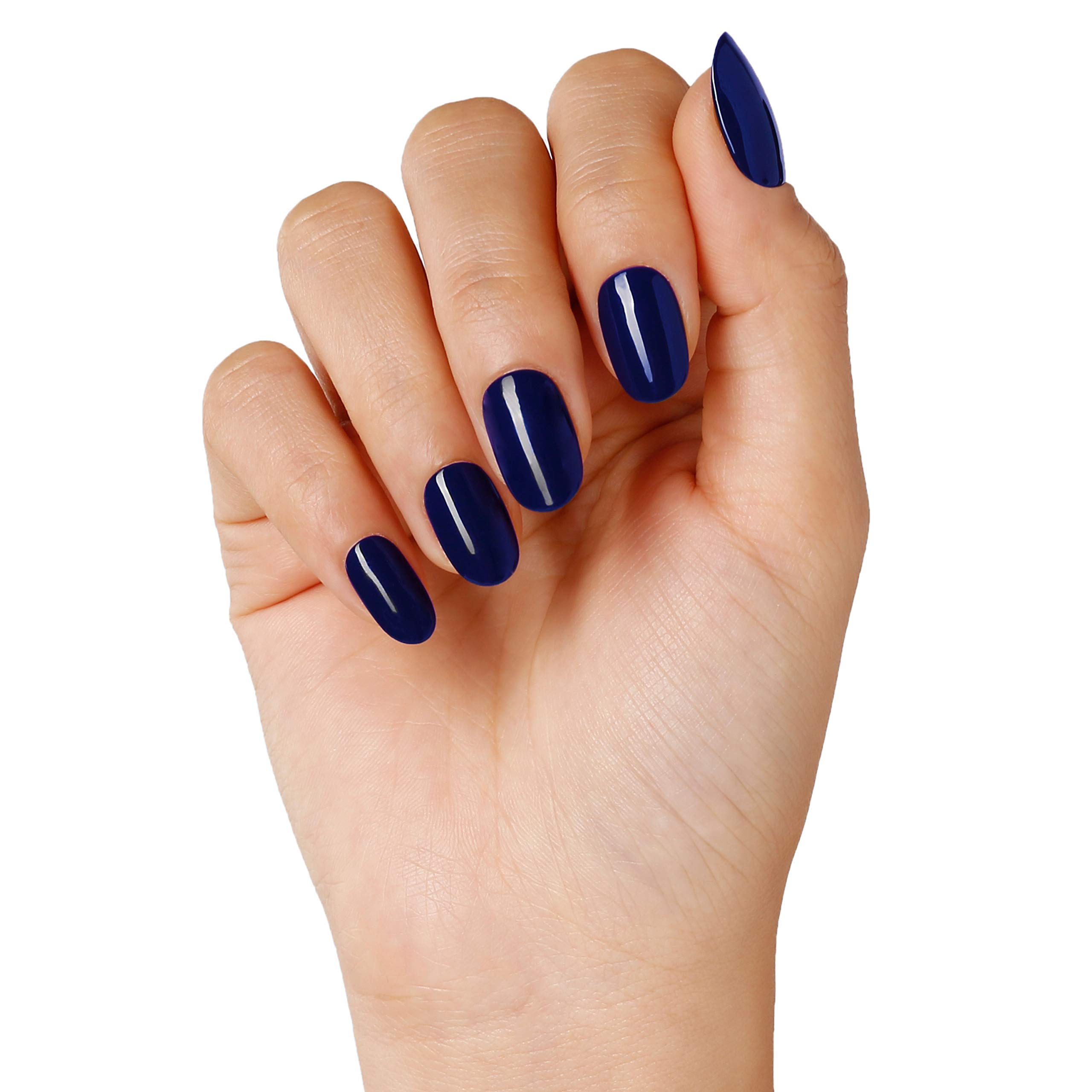 Bluesky Gel Nail Polish - Navy Seals A024 Dark Blue Long-Lasting Chip Resistant UV LED Lamp Required (10ml) - Perfect for Salon Quality Manicures & Nail Art Designs
