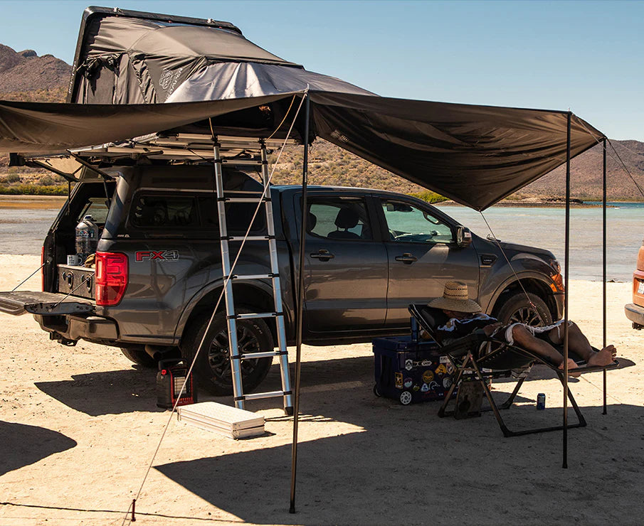 iKamper Skycamp 3.0 Mini/DLX Mini Roof Top Tent - Lightweight Hard Shell Rooftop Awning for Camping & Overlanding Adventures