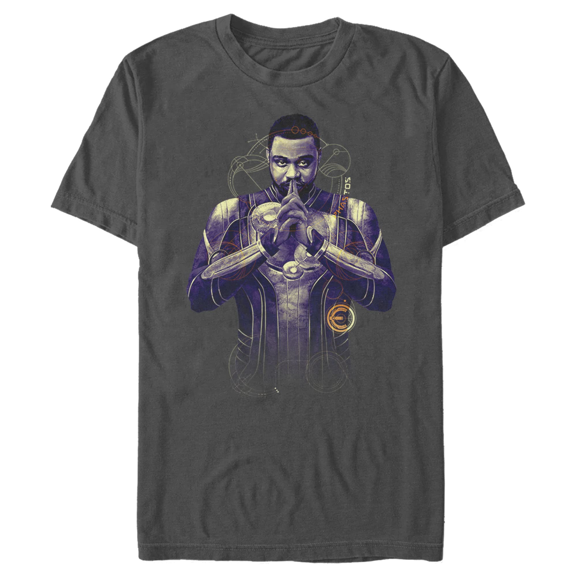 Marvel Eternals Phastos Graphic T-Shirt for Men | Superhero Movie Merchandise | Casual Wear & Cosplay