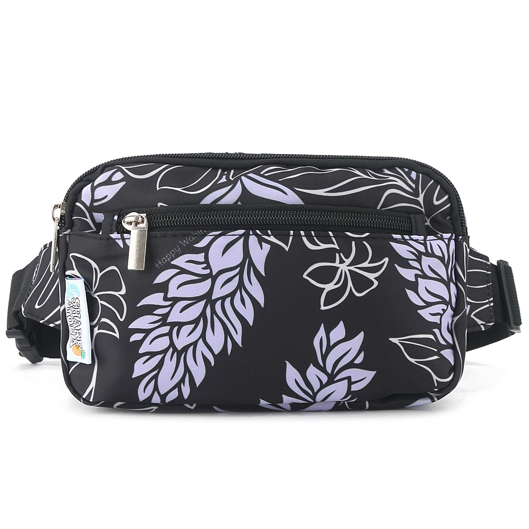Kasie Ginger Black Belt Bag - Stylish Waist Pack for Running, Travel & Everyday Use