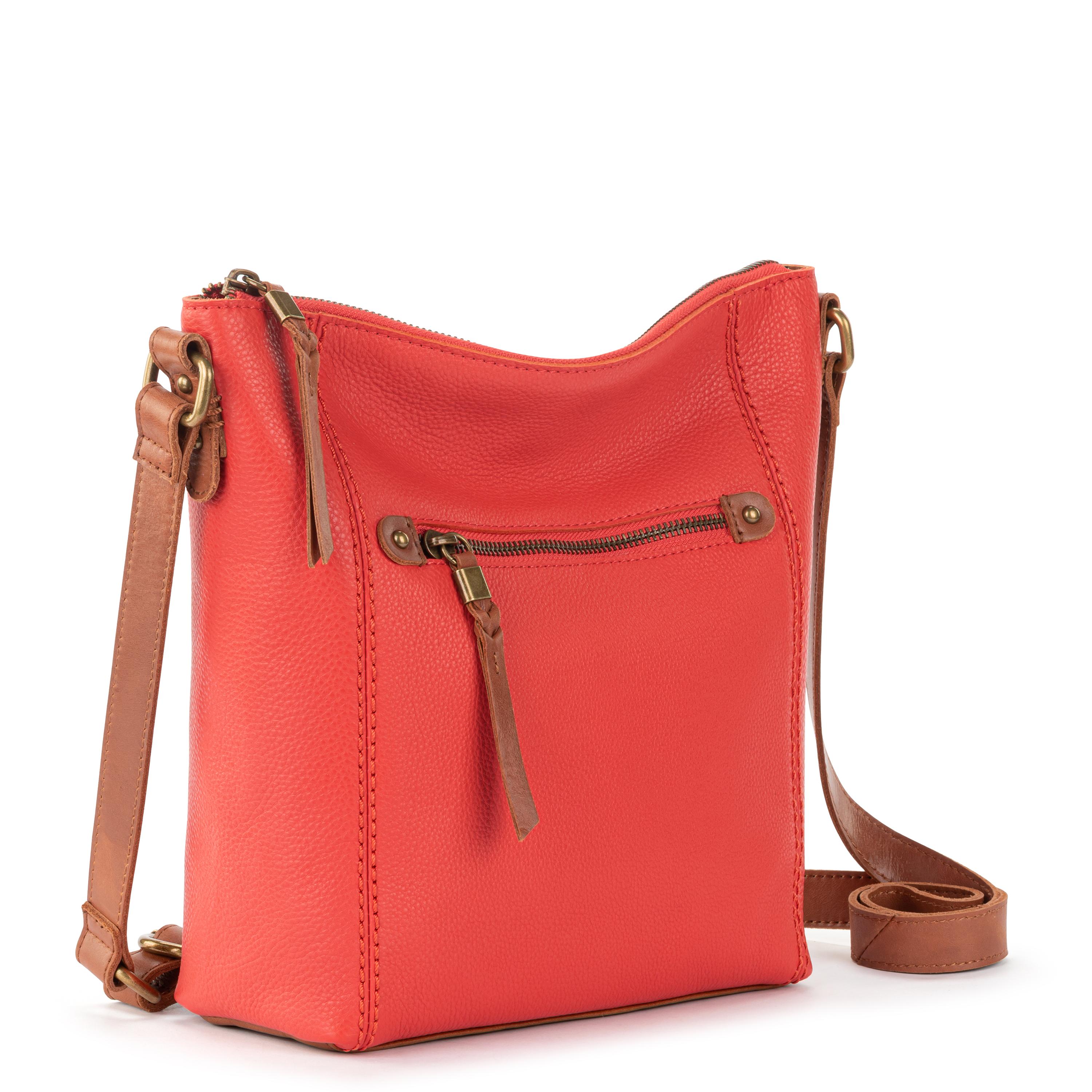 Ashland Genuine Leather Crossbody Bag in Cayenne - Stylish & Durable for Work, Travel & Everyday Use
