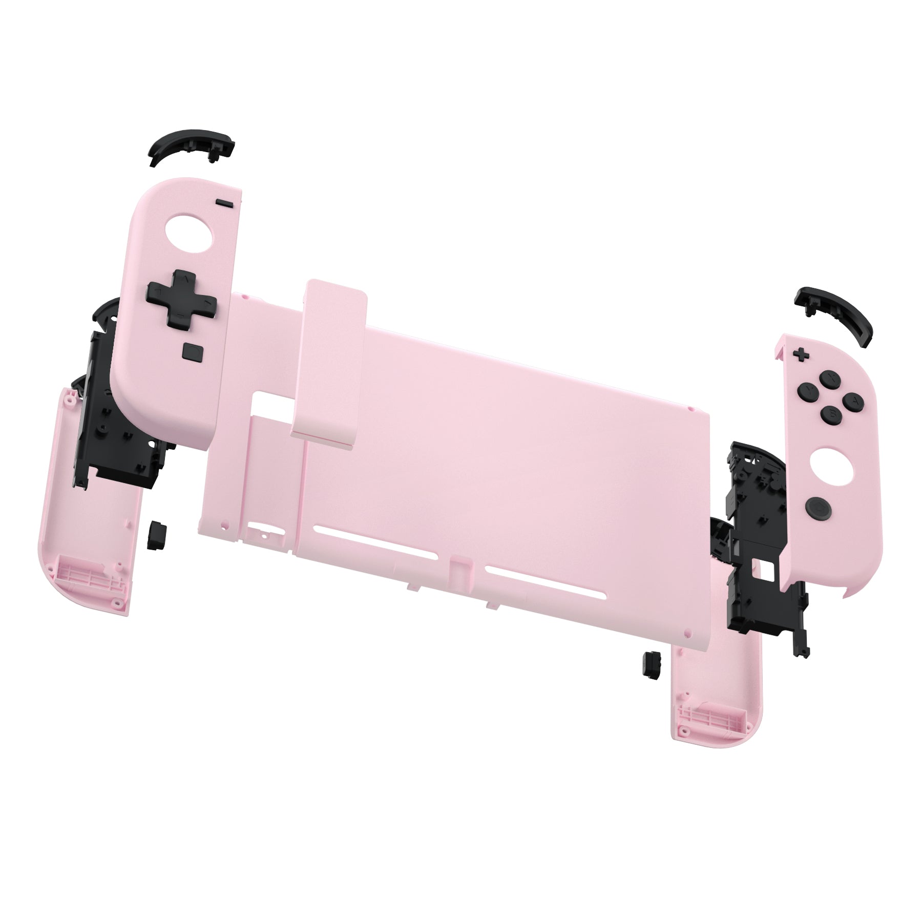 eXtremeRate Dpad Version Replacement Shell Kit with Buttons for Nintendo Switch - Cherry Blossom Pink | Custom Controller Shell for Gaming, Travel & Gift Giving
