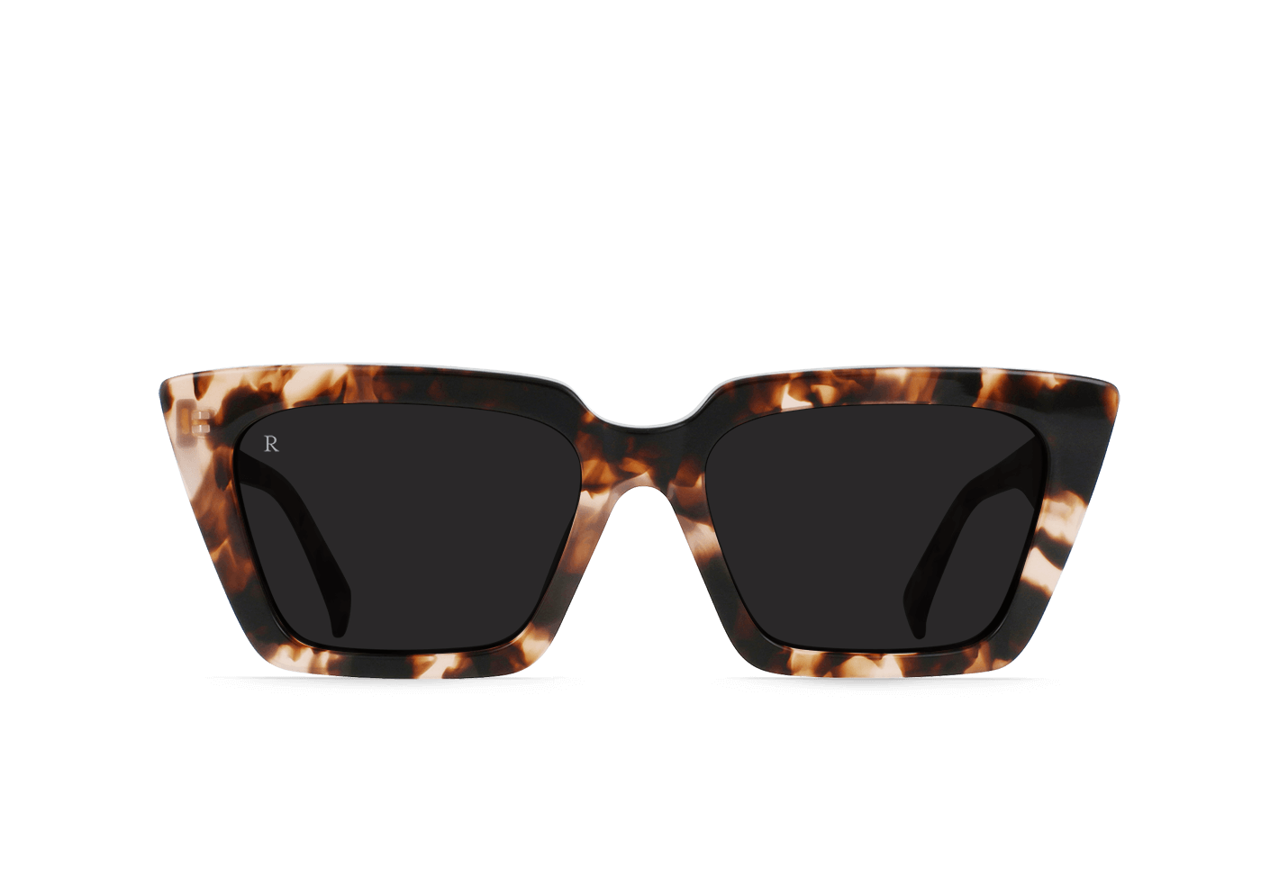 KEERA Coral Tortoise Sunglasses - Dark Smoke Lens 54mm - UV Protection & Polarized for Outdoor Activities, Beach, Driving & Fashion Accessories