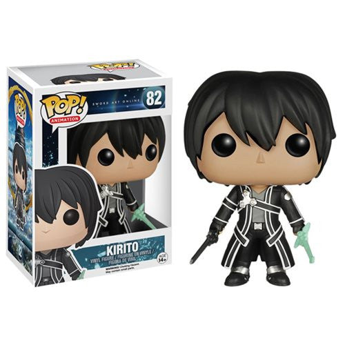 Anime Pop! Vinyl Figure Kirito from Sword Art Online - Collectible Funko Pop for Fans, Gaming Room Decor & Gift Idea