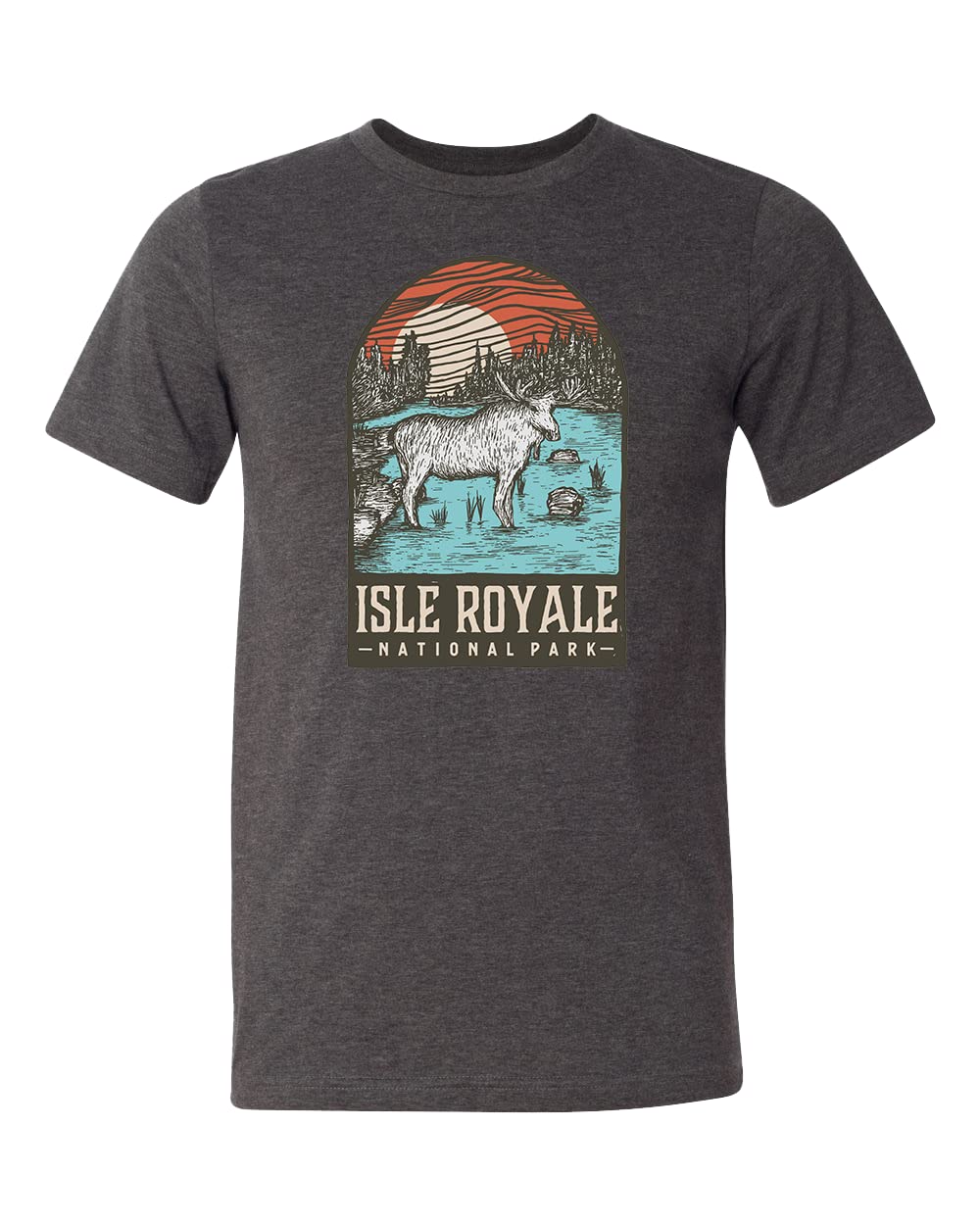 Isle Royale National Park T-Shirt - Comfortable Hiking & Travel Shirt for Outdoor Adventures - Perfect for Camping, Hiking & Exploring National Parks