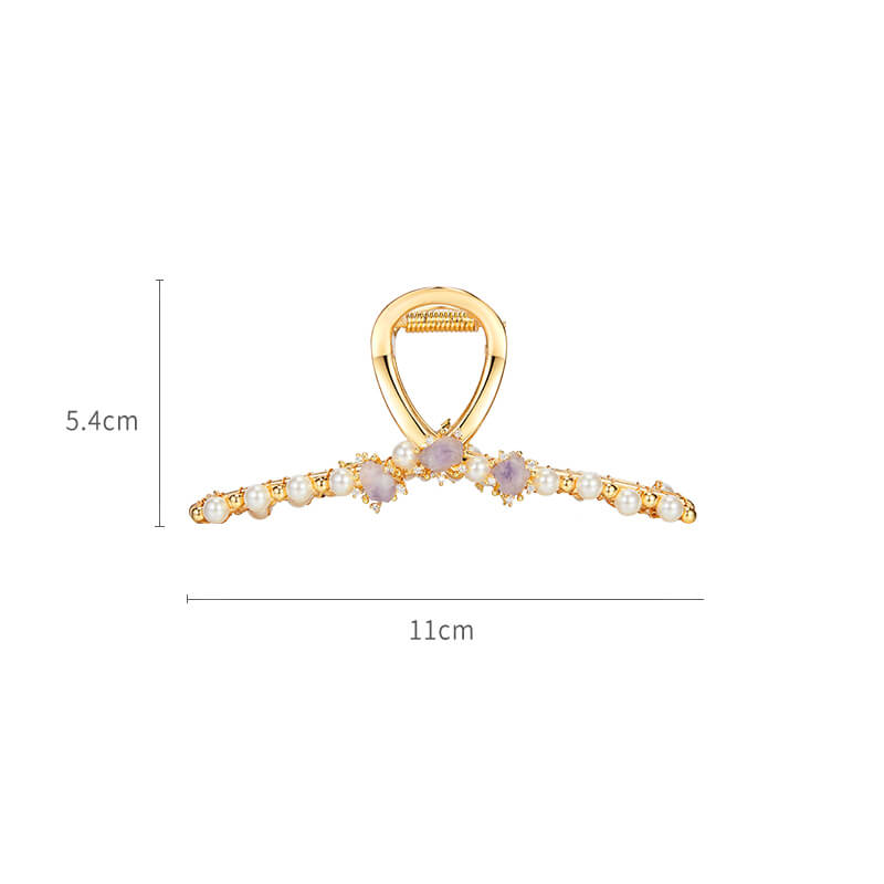 Trinity Large Hair Claw Clip - Strong Hold Hair Clips for Women, Big Hair Claw Clips for Thick Hair, Non-Slip Hair Accessories for Ponytail, Bun & Updo Hairstyles