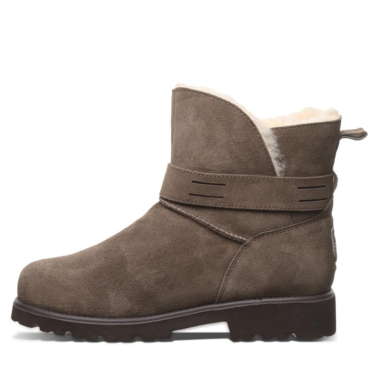 BEARPAW Women's Wellston Suede Slip-On Winter Boots - Comfortable Warm Snow Boots for Women in Multiple Colors | Perfect for Cold Weather, Snow Days & Casual Outings