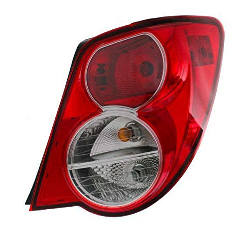 Compatible with 12-16 Sonic Sedan Right Passenger Side Taillight Assembly - LED Rear Brake Light Lamp with Bulb Replacement for Chevy Sonic | Perfect for Night Driving & Enhanced Safety