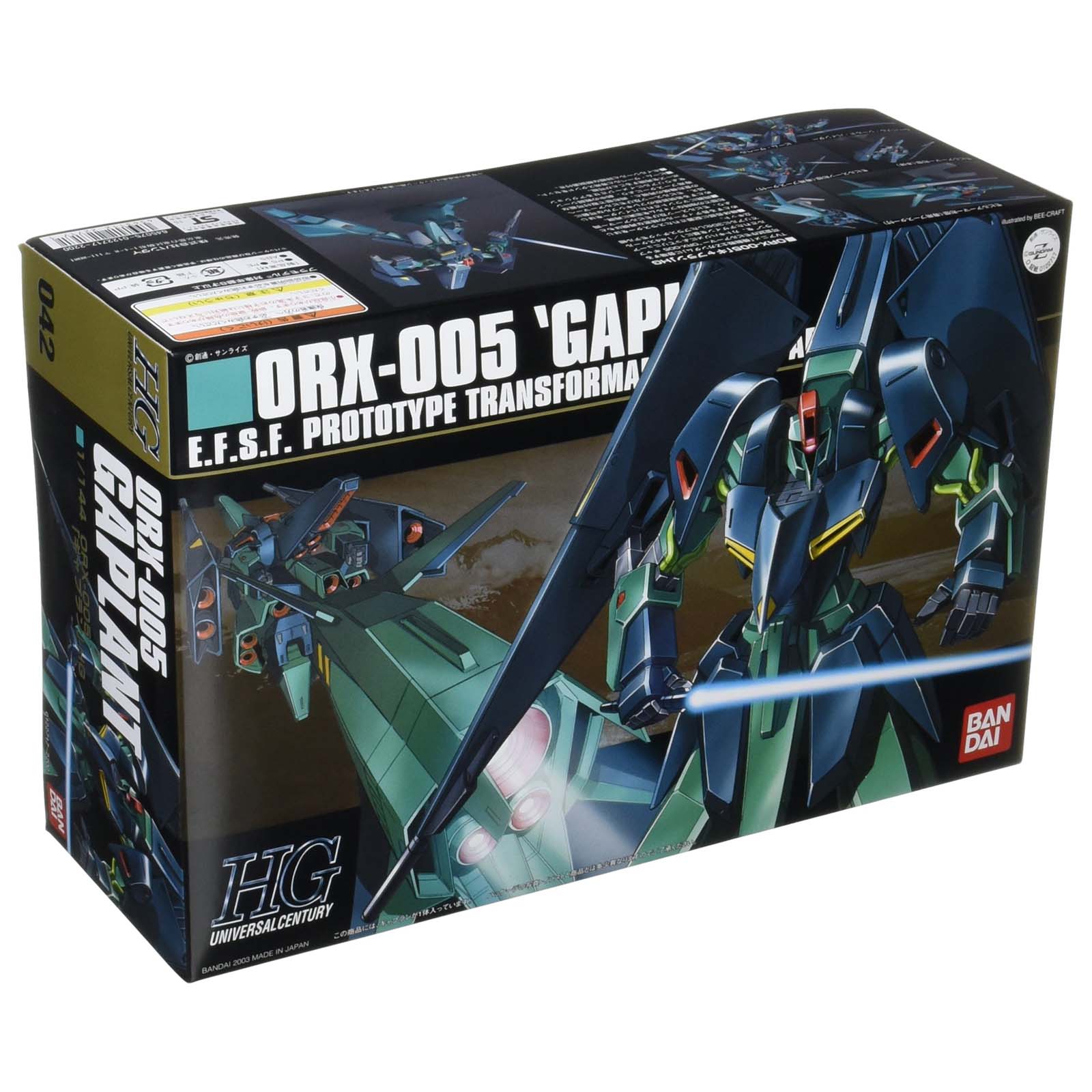 Bandai Z Gundam HGUC ORX-005 Gaplant 1:144 Scale Plastic Model Kit - Perfect for Gundam Collectors & Anime Fans - Build & Display Your Mecha Collection