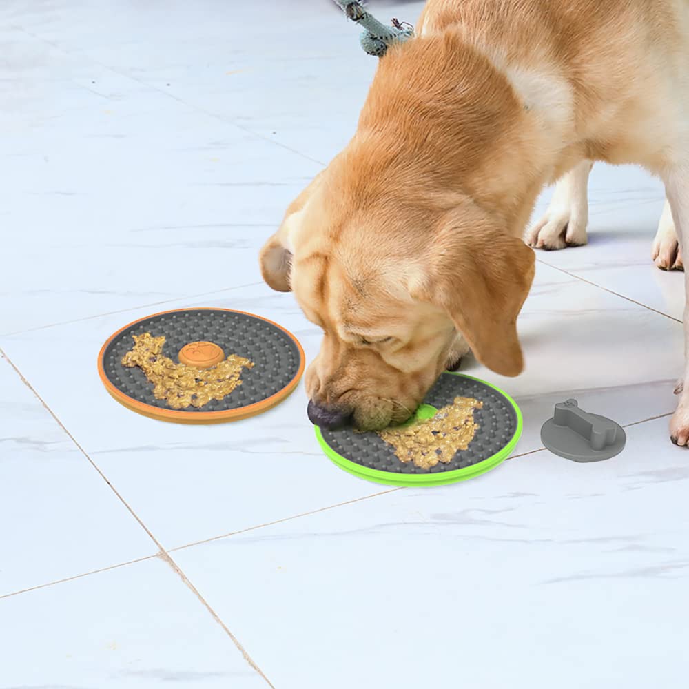 Slow Feeder Dog Bowl & Anxiety Relief Lick Mat - Multifunctional Pet Training Tool for Puppies, Crate Training & Stress Reduction - Perfect for Dogs with Separation Anxiety or Hyperactivity