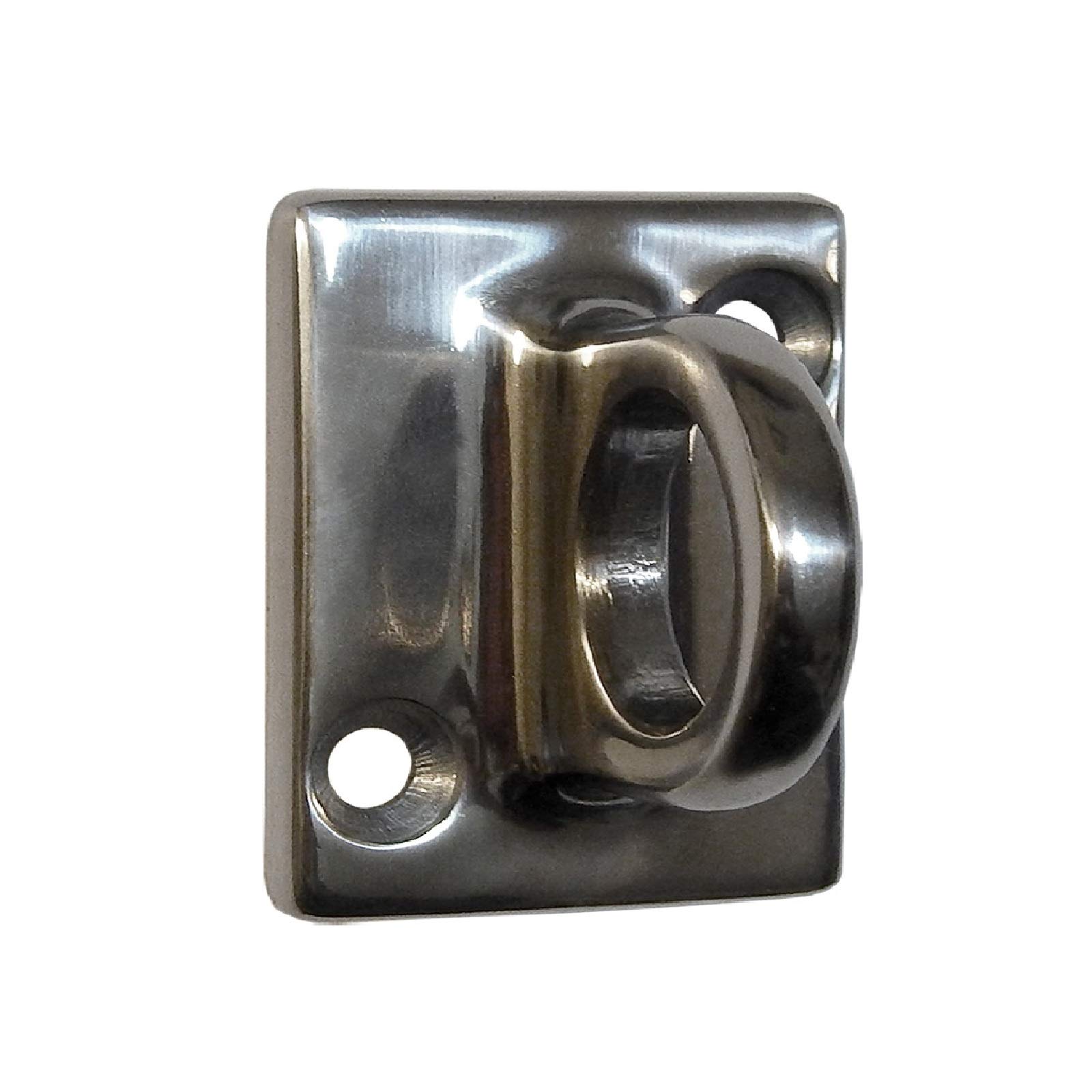 Stainless Steel Rope Stanchion Wall Plate - Decorative Crowd Control Barrier (10 Pack, Mirror Finish) for Event Venues, Theaters, and VIP Sections
