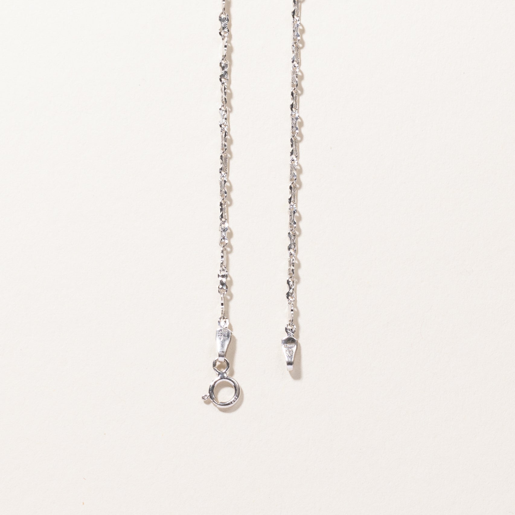 Elegant Black & White Diamond Ornate Necklace | 0.972ctw Total Weight | 0.72ctw Center Stone | 16 Inch Chain | Perfect for Weddings, Anniversaries & Special Occasions