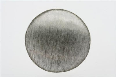 Circle Disc Scratched Ring - Pure 925 Sterling Silver Jewelry for Women, Men - Perfect for Everyday Wear, Gifts & Special Occasions