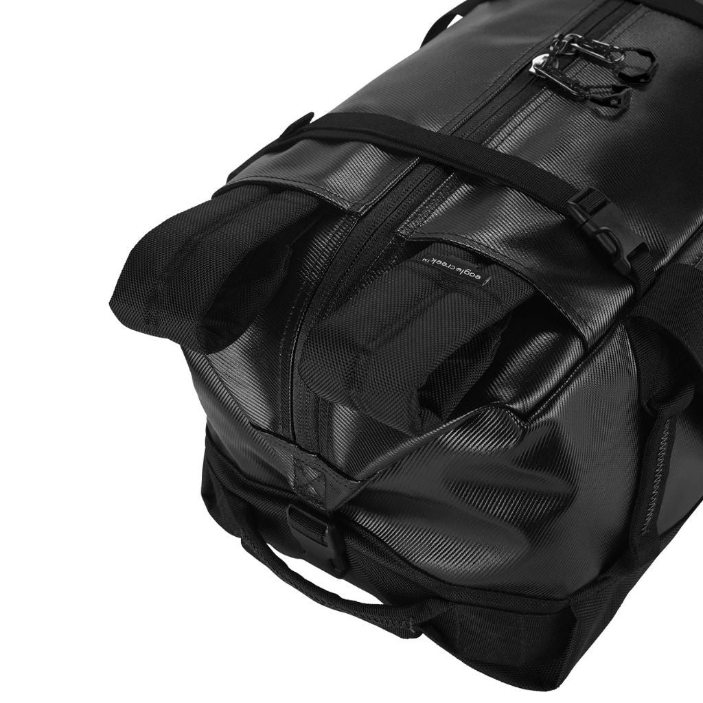 Eagle Creek Migrate 90L Ultra Tough Duffel Backpack - Waterproof Travel Duffel Bag with Shoulder Straps for Camping, Hiking & Adventure Travel - Black