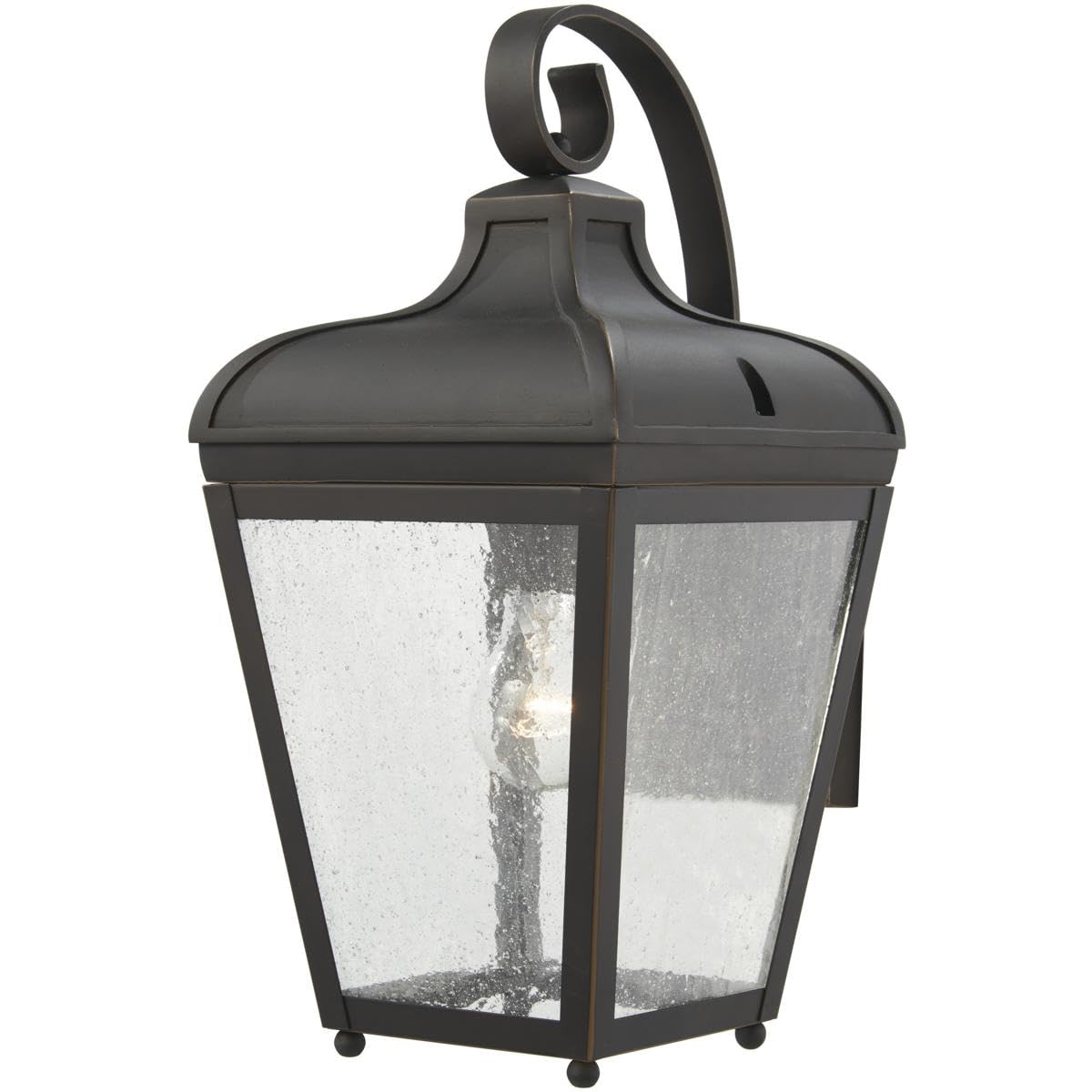 Minka Lavery 72481-143C Marquee Outdoor Wall Lantern - 1-Light Oil Rubbed Bronze Exterior Light Fixture (100W) - Perfect for Porch, Patio, Garden & Entryway Lighting