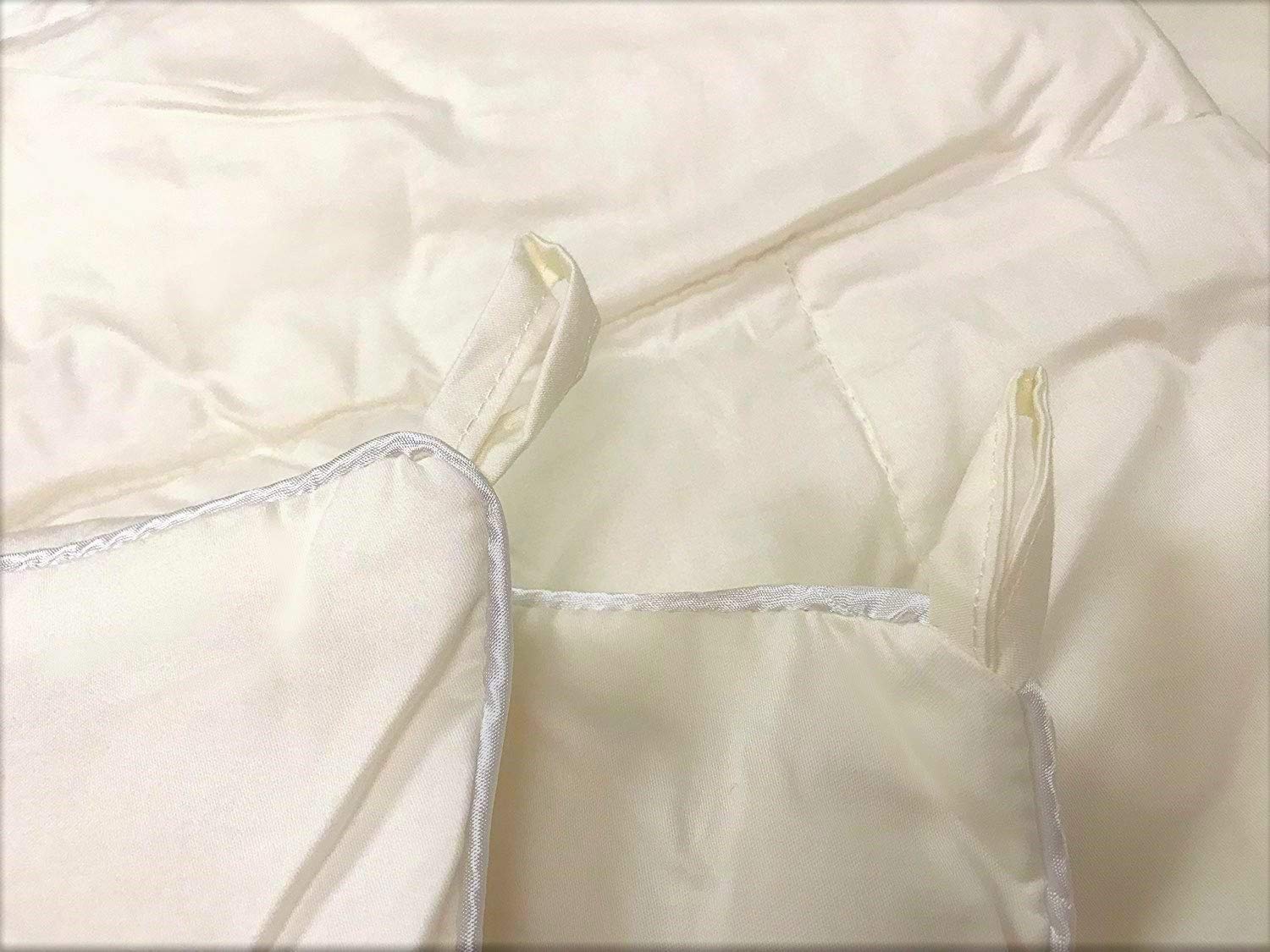 100% All-Natural Australian Wool Bed Comforter with Organic Cotton Cover - Twin Size Light Fill for Temperature Regulation | Hypoallergenic & Skin-Sensitive | Ultra-Soft Luxury Feel | Machine Washable | Perfect for Allergy Sufferers & Year-Round Comfort